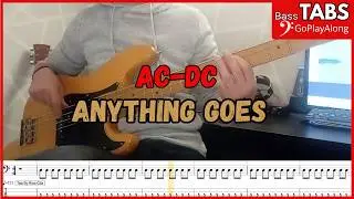 AC/DC - Anything Goes (Cover Bass+tab)(Play Along)