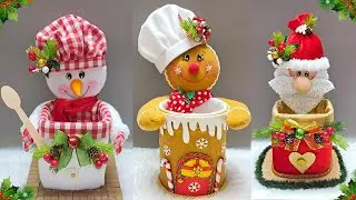 3 Easy Christmas Decoration 2025 ideas From waste ordinary material | DIY Christmas craft idea🎄463