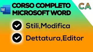 CORSO WORD, #5 Stili,Modifica,Dettatura,Editor