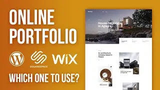 Architecture Portfolio Website Platforms // Which platform to use?