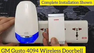GM Wireless Doorbell Review and Installation | Wireless Remote with 32 Melodies