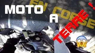 J'AI FAIT TOMBER MA MOTO EN CORSE ! 😱