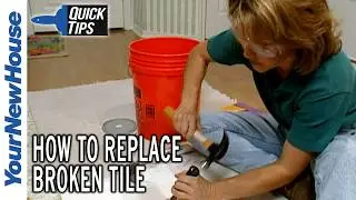 How to Replace a Broken Tile - Quick Tip