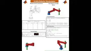 Modelling and Simulation of the SCARA Robot Using PID control in MATLAB Simulink & Simscape