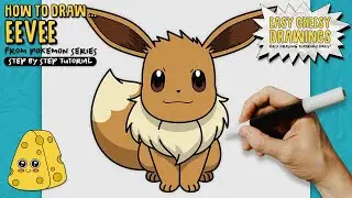 How to Draw EEVEE 🦊🤎 (Pokémon Series) | Easy Step-By-Step Drawing Tutorial