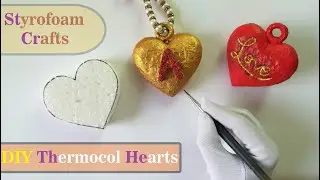 Making Hearts Pendant with alphabet