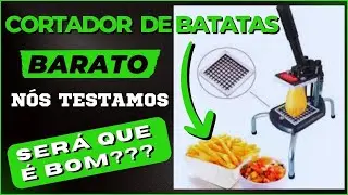 Cortador de BATATA PALITO - CORTADOR DE BATATA Profissional BARATO - Cortador de Batata Frita - FVM