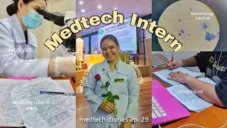 life as a 4th year medtech intern💉 | white coat ceremony, new fave coffee, studying | MTD ep. 29