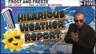 Funniest Weather Report Ever! Kyle Fletcher AEW Iowa’s News Now