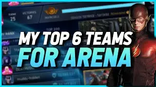Injustice 2 Mobile | My Top 6 Arena Teams | Arena Gameplay