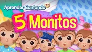 Cinco Monitos - Spanish Songs for Children de Aprender Cantando