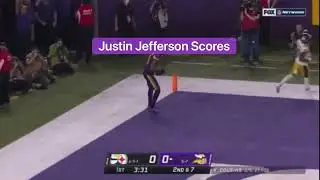 When Justin Jefferson Scores a TD