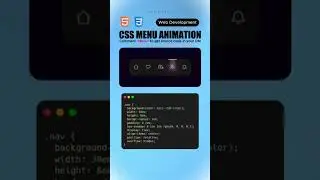 CSS menu animations  #upskillmafia #cssanimation #html #css #coding