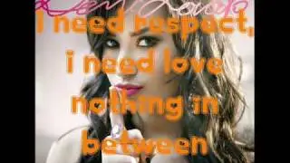 Demi Lovato - Everything You're Not Fast Version + Lyrics
