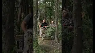 BIG CHEF caught a trout on a fishing trip 