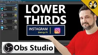 Como Fazer Lower Thirds Animadas Com Painel de Controle no Obs Studio