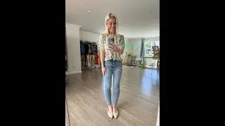 Green Tribal Print Top