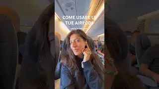 COM USARE LE TUE AIRPODS IN VOLO LUNGO ✨ #angietutorials #techcontent #contentcoach
