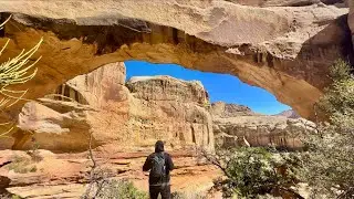 Solo Day Hiking Hickman Bridge in Capitol Reef National Park