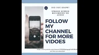 Iphone! NO AUDIO!  Screen Recording Issues, Solution