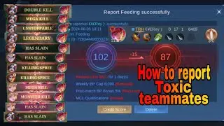 How to report toxic teammates in Mobile Legend