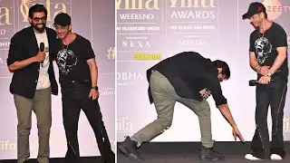 SRK Hugs Rana Daggubati After His Respectful Gesture At IIFA Press Meet; A Heartwarming Moment