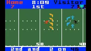 Matell Intellivision Game:  NFL Football (1978 Mattel Electronics)