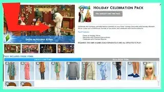 Sims 4 New Holiday Celebration Pack - PC Updates - The Sims 4  Maxis Monthly Live Stream - December