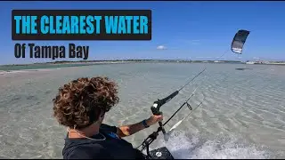 Kiteboarding in the Clearest Water of Tampa Bay