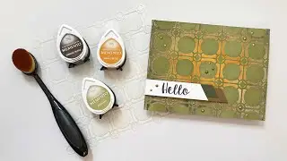 Resist Stenciling Technique with The Crafter's Workshop