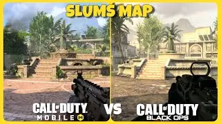 SLUMS map COD MOBILE vs COD BO | call of duty | codm | season 6