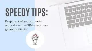 Keep track of your contacts and calls with a CRM