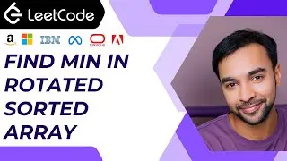 Find minimum in rotated sorted array (LeetCode 153) | Full solution with visuals | Divide & Conquer