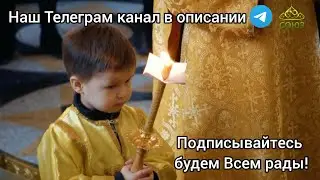 Маленький пономарь! И подрастающий братик 😊