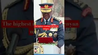 The highest ranking in Kenyan military. #military #Kenyandefence #top #kenyan #kenya
