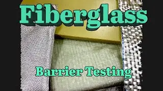 Barrier testing Fiberglass panels against rifle rounds