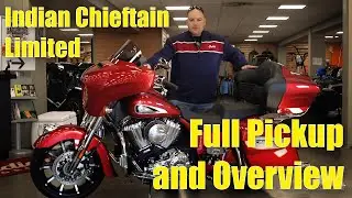 Picking Up my 2019 Indian Chieftain Limited - Full Pickup and Overview
