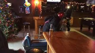 Oberg Drives Snojet into bar