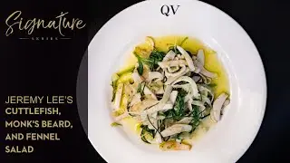 Jeremy Lee's Cuttlefish, monk's beard, and fennel salad