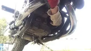 Замена масла на Honda Magna 750