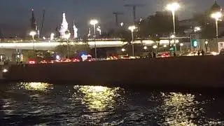 Вечерняя Москва Речной трамвайчик