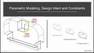 1 - MicroStation: Parametric Modeling: Design Intent & Constraints, Live SIG Excerpt, Feb 26 2019