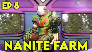 Building a Nanite Farm in No Man's Sky Worlds Gameplay 2024 ep 8