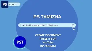 Create Photoshop document size preset for social medias