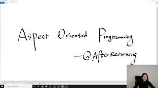 Advice Type | @AfterReturning - Coding Step by Step