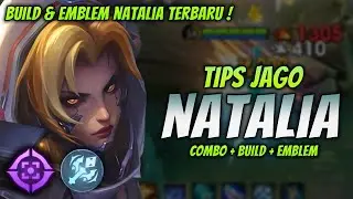 CARA MAIN NATALIA META TERBARU ! BUILD & EMBLEM NATALIA TERKUAT 2024 ! | NATALIA ROAMER GAMEPLAY