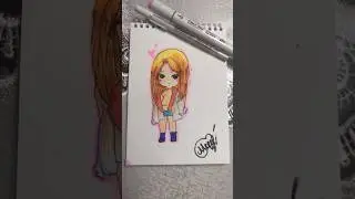 Cute draw🌹 #cute #preppy#blackpink #drawing