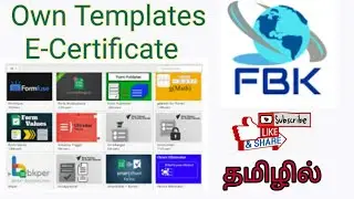 E-Certificate using own template in google forms