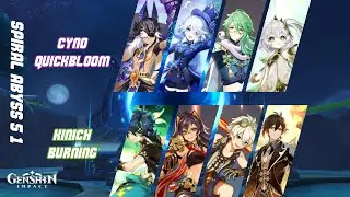 NEW ABYSS 5.1!! - Cyno Quickbloom & Kinich Burning | Genshin Impact