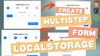 Creating a Multi-Step Form with HTML, CSS & JavaScript | Part 1 |  Step-by-Step Guide Tutorial